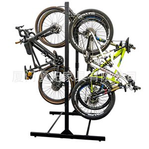 Soporte para Bicicletas Independiente de 8 Ranuras, Doble Cara, para Montar en el Suelo del Garaje, de Hierro Resistente, Organizador de Bicicletas - Product Image 1