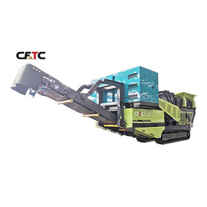 Planta trituradora móvil de alta calidad montada sobre orugas para canteras, máquina de impacto para trituración de piedra y guijarro con componentes principales de motor y rodamientos - Product Image 1