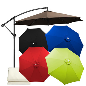 Outdoor Umbrella Fabric Replacement 100 Polyester Water Resistant Casual Patio Garden Sunshade Surface Cover - Product Image 1