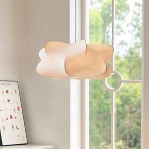 Nordique Moderne Simple Minimaliste Contemporain E27 <span class=keywords><strong>Suspension</strong></span> <span class=keywords><strong>Tissu</strong></span> Art Pendentif Lampes Soie Couvert Luminaire Lustres - Product Image 2