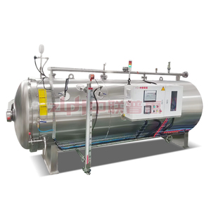 Hogedrukstoomretort voor complete sterilisatie van ingeblikte pasta- en kant-en-klare maaltijden voor een fabriek voor kant-en-klare maaltijden - Product Image 2