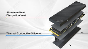 Unidad de Estado Sólido Interna OSCOO de 4 TB, PCIe 4.0, NVMe, SSD, M.<span class=keywords><strong>2</strong></span> 2280, con Caché SLC, Dram, 512 GB, 1 TB, <span class=keywords><strong>2</strong></span> TB, para Juegos de PC - Product Image 4