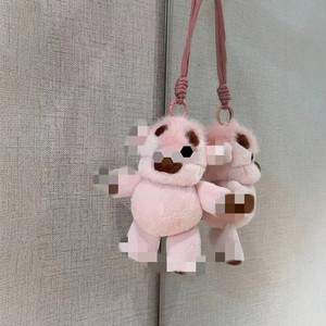 Cute Animal Plush Keychain <b>Stuffed</b> Pendant Short Plush <b>Soft</b> Bag Charm Backpack Accessory Party Gift - Product Image 3