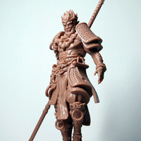 Layanan Pencetakan 3D Kustom SLA SLS MJF Resin Prototipe Cepat Bersertifikasi ISO9001 Menerima Pesanan Kecil Cina Wukong Son Goku