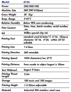 다목적 자동 소형 문자 연속 고속 Cij 잉크젯 고정밀 잉크젯 프린터 기계 - Product Image 5
