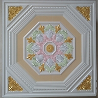 Carreaux de plafond en plâtre de gypse faits à la main