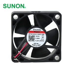 Ventilateur axial de refroidissement SUNON MF35100V2-1000C-A99 électrique OEM/ODM 35x35x10mm 5VDC 0.49W 80mA 6.5FM 7500RPM avec roulement à billes - Product Image 1