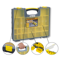 MEIJIA-Boîte à outils en plastique multifonctionnelle durable pour achat en ligne, kit d'outils 420x335x62mm avec poignée, MJ-2045 facile à transporter