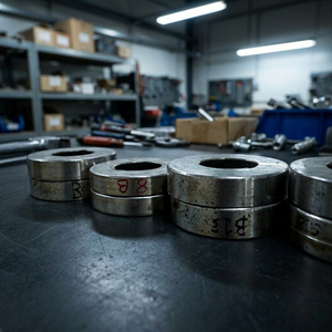 Rouleau de façonnage métallique de haute précision, tournage et rectification CNC, acier D2 CR12 EN31, outillage de rouleaux sur mesure pour l'industrie - Product Image 1