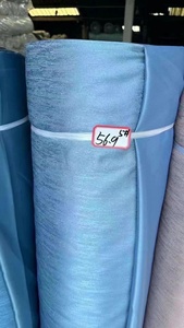 Hot bán 100% Jacquard màn rèm vải cuộn Heavyweight 350GSM đồng bằng nhuộm Mô hình nhà máy bán buôn dệt kỹ thuật - Product Image 5