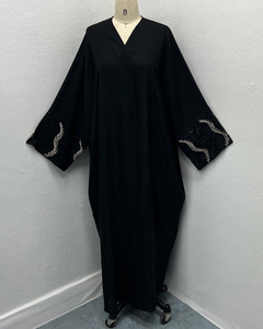 Nuova Abaya OEN Zifeng di Tendenza per Donna Musulmana del Medio Oriente e Dubai con Ricami e Perline - Product Image 5