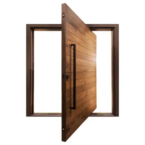 High quality wooden hinge door made in China