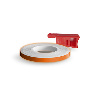 Striscia ruota riflettente arancione 5mm con applicatore piatto decorativo prodotto - Product Image 1