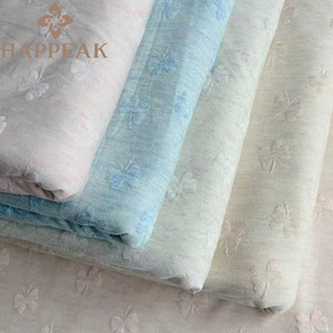 Tela de Punto Jacquard con Lazo de Mariposa HAPPEAK, 95% Rayón, 5% Spandex, Material Elástico para Pijamas, Ropa de Bebé y Vestidos de Mujer - Product Image 1