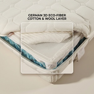 Matelas à ressorts ensachés indépendants silencieux, fibres anti-humidité, mousse haute résilience, 3D écologique, pour hôpital, école, chambre à coucher - Product Image 5