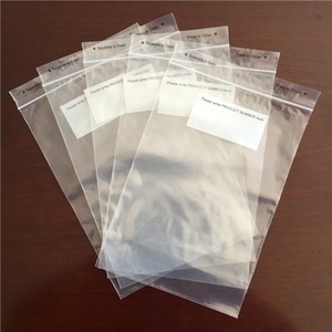 Clear custom printed heavy duty <b>zip</b> lock plastic resealable smell proof food storage zipper freezer <b>bags</b> with logo - Product Image 3