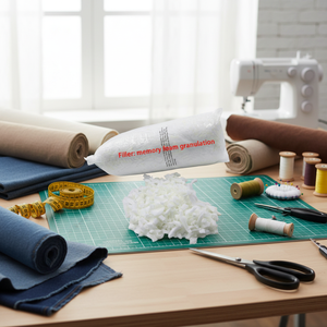 <span class=keywords><strong>Relleno</strong></span> de Espuma Viscoelástica Triturada Ecológica con Certificación OEKO-TEX, <span class=keywords><strong>Relleno</strong></span> Interior para Almohadas, Cojines y Juguetes para Mascotas, Personalizable OEM - Product Image 1
