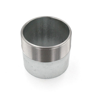 Bsp NPT nam ren dài thùng núm vú thép mạ kẽm Ống núm vú - Product Image 2