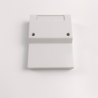 Boîtier de distribution optique FTTH mini 2 ports en ABS pour montage mural intérieur, plaque frontale fibre optique avec adaptateur SC