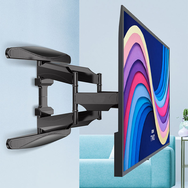 Telescopic Wall Mount TV Bracket Retractable Pull Out Tv Support