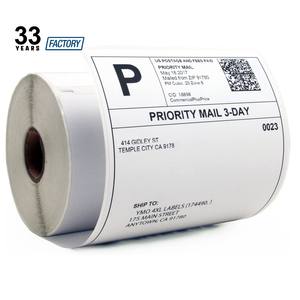 Autocollant d'étiquette thermique étanche en usine 4x6 pouces supermarché - Product Image 2