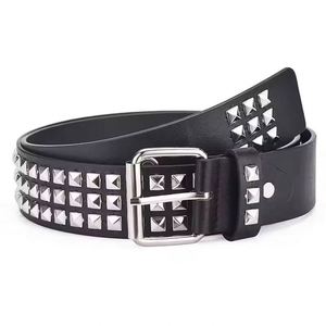 Cinturones de Diseñador de Lujo al por Mayor 2025 para Hombre y Mujer, de Cuero Vacuno con Hebilla de Calavera de Aleación, Estilo Vintage, Personalizables, de Alta Calidad - Product Image 6
