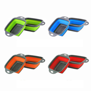 Panier à filtre carré pliable, benne de cuisine, pour filtrer l'eau, <span class=keywords><strong>passoire</strong></span>, vente <span class=keywords><strong>en</strong></span> gros, nouveauté - Product Image 6