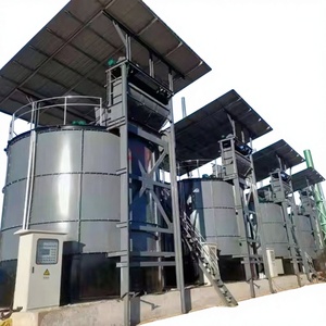 Mezclador de Fertilizante de Compost de Residuos Herbales, Torre de Compostaje Automática para Residuos de Granjas Avícolas - Product Image 1