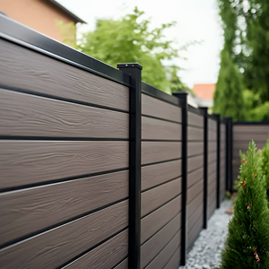 <span class=keywords><strong>รั้ว</strong></span>ไม้เทียม WPC ประกอบง่ายจากโรงงานโดยตรง ใช้เป็นฉากกั้นความเป็นส่วนตัว <span class=keywords><strong>รั้ว</strong></span>ชั่วคราวกลางแจ้ง พร้อมโครงตาข่ายสำหรับสวน ระเบียง และลาน<span class=keywords><strong>บ้าน</strong></span> - Product Image 5