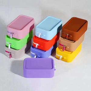 Sac cosmétique en silicone grande capacité, imperméable, portable, sac à main tendance, pochette de rangement pour maquillage de voyage - Product Image 2