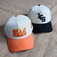 Gorra de Béisbol de 5 Paneles con Logo Personalizado para Promoción, Gorra de Béisbol de Algodón de 5 Paneles Bordada, Gorras Deportivas