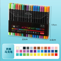 Ensemble de marqueurs permanents à double pointe multicolores Bview Art, marqueurs acryliques pour artistes, étudiants, bricolage, OEM disponible