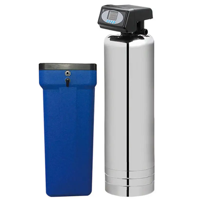 Low price salt water softening machine automatic electronic resin hard water softener system for home or industrial