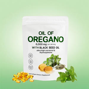 OEM 6000mg Minyak Oregano Soft Capsule Minyak Oregano Softgels dengan Minyak Habbatussauda Ultra Tinggi Karvakrol & Timokinon untuk Kecantikan - Product Image 6