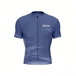 Maillot de cyclisme unisexe blanc et gris en tissu à séchage rapide, vêtements de cyclisme personnalisés, vêtements de sport, vêtements de cyclisme d'été, service OEM - Product Image 1