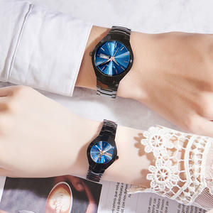 Montre de couple WLISTH, mode simple, étanche, cadeau pour <span class=keywords><strong>mari</strong></span> et femme, bracelet en acier, montres pour amoureux, cadeau de la Saint-Valentin - Product Image 4