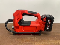 Compresseur de pompe à air de voiture portable sans fil rouge 20V double alimentation affichage numérique pour Milwaukee pour batterie M18 Indus