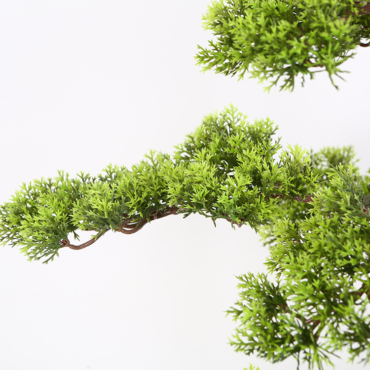 Décor à la maison D'arborvitae Cèdre Thuya Cyprès Artificiel Bonsaï Arbres Plantes