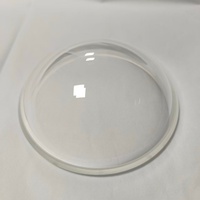 Verre optique sphérique transparent anti-rayures et anti-reflets OEM pour boîtier d'appareil photo