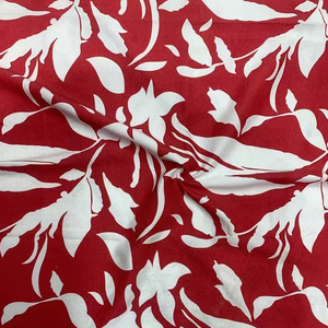 Tela de rayón viscosa rollo liso al por mayor tela de rayón hilado 45S para diseño de ropa con estampado floral - Product Image 3