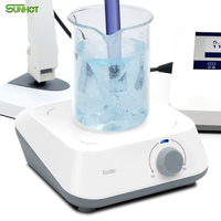 pH-mètre numérique de laboratoire SunHot avec paramètres PH/mV et ORP, testeur EC/Salinité, précision 0,002 pH, écran LCD, plastique, OEM