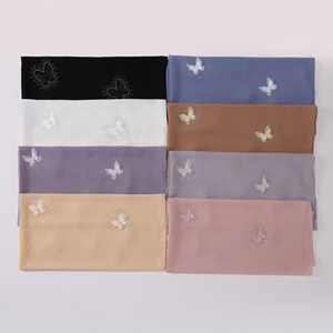 Pañuelo Cuadrado Tridimensional Zifeng OEM, Estilo Oriental, con Mariposas y Pedrería, Hecho a Mano, Adhesivo, para Asia Central, CE - Product Image 6