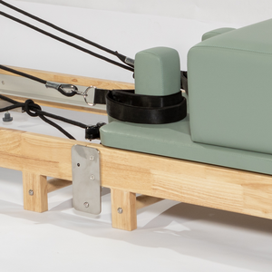 Reformer Plegable de Roble Ecológico con Resistencia Ajustable para Ejercicio Corporal, Capacidad de 150 kg para Instructores S-FO-H07 Solid O - Product Image 4
