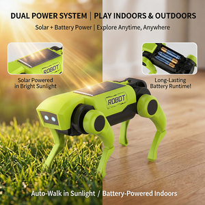 Robot Bionico Elettrico Camminante Fai-da-Te a Energia Solare, Giocattolo per Gatti e Cani, Esperimento Scientifico STEM per Bambini, Stile Cartone Animato - Product Image 5