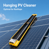 Robot de nettoyage de panneaux solaires, machine de lavage automatique de modules photovoltaïques, équipement de nettoyage de panneaux photovoltaïques pour centrale solaire