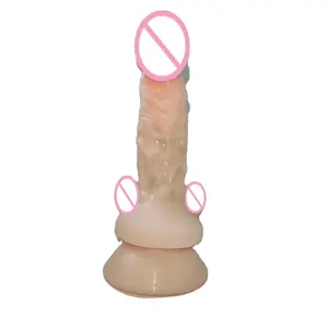 AVA mainan seks silikon TPE seperti hidup besar dengan cangkir hisap kuat dan getaran panas realistis