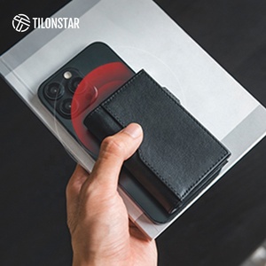 TILONSTAR TVC337P Accept Custom Real Leather Pop up <b>Wallet</b> Credit Bankcard Money <b>Holder</b> Business Leather Card <b>Holders</b> - Product Image 5