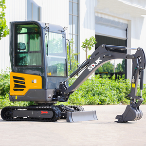 Mini-excavatrice 1 tonne 2 tonnes avec moteur Kubota certifié CE EPA, petite micro-pelle pour travaux de jardinage et agricoles, livraison gratuite, à vendre - Product Image 3