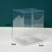 Caja Transparente de PVC Esmerilado Personalizada de Fábrica con Logotipo Imprimible para Exhibición, Supermercado y Empaque de Abarrotes