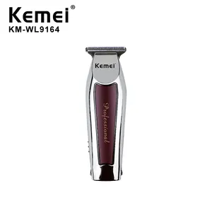 Kemei hook design adjustable speed fast charging cordless professional trimmer hair clipper